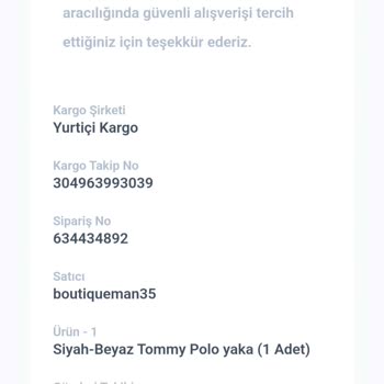 Boutiqueman35 Siparişim Yanlış Geldi