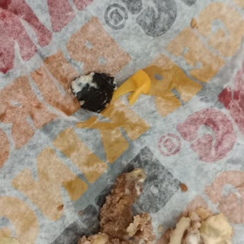 Burger King Hamburgerimden Plastik Parça Çıktı