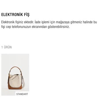 Zara Üst Dikişli Kanvas Çantanın Renk Sorunu