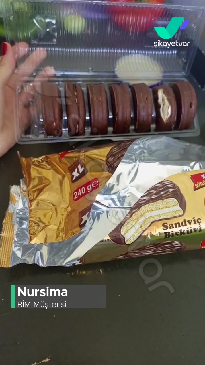 BİM XL Sandviç Bisküvi Şikayeti videonun kapak resmi