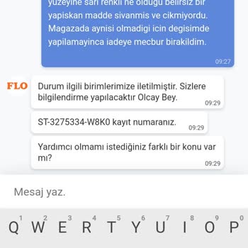 FLO Ayakkabı FLO Defolu Ürün Kargo Masrafını İade Etmedi