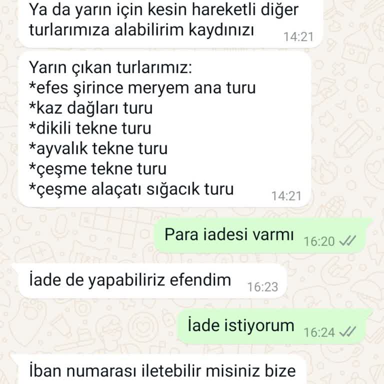 Martı Tura Şikayetim Var