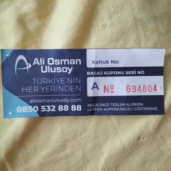 Ali Osman Ulusoy Yolculuğumda Bagajım Kayboldu