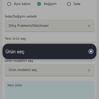 Kaft Çanta Fermuar Sorunu Ve Değişim Talebi!