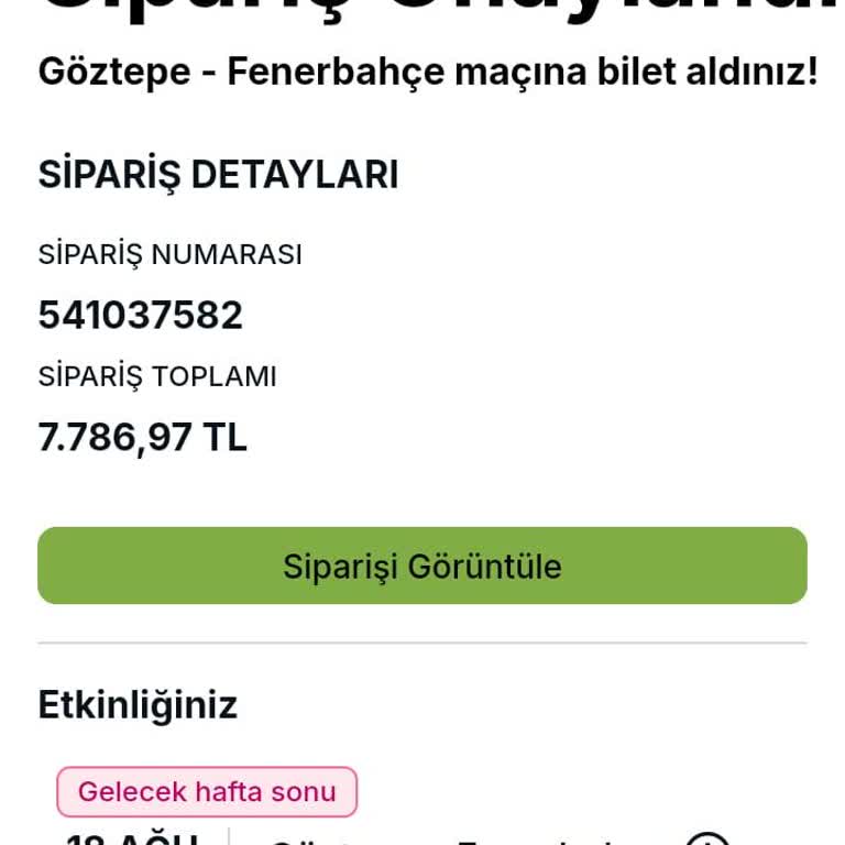 Viagogo'dan Aldığım Maç Biletleri Elime Ulaşmadı