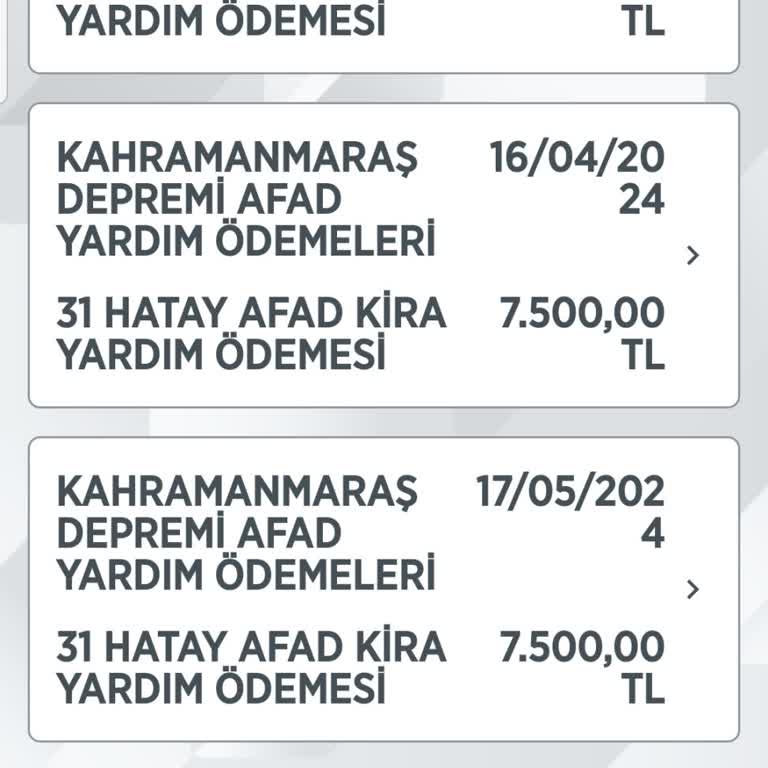 AFAD Kesilen Ev Sahibi Kira Yardımı