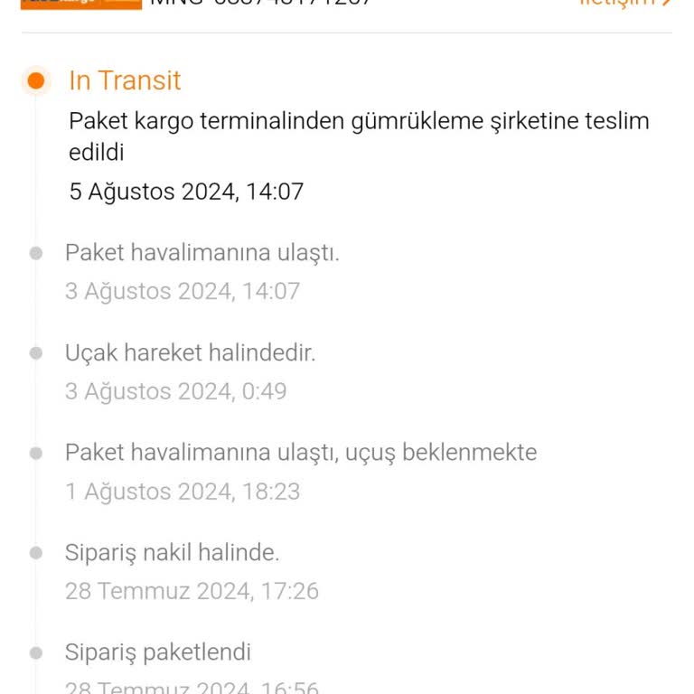 MNG Kargo Temu Kargom Gelmedi Gümrükte Bekletiliyor