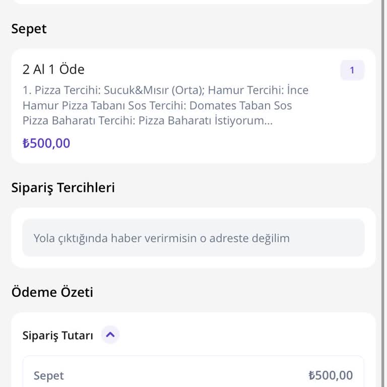 Getir Pişmanlığım, Haber Etmeden Ürün İptal Edip İade Ödememeleri