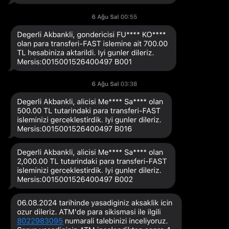 Akbank ATM Para Sıkışma