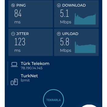 Türk Telekom İnternet Hızı 50mbps Gelmesi Gerekirken 5 Mbps İnternet Hızı Gelen