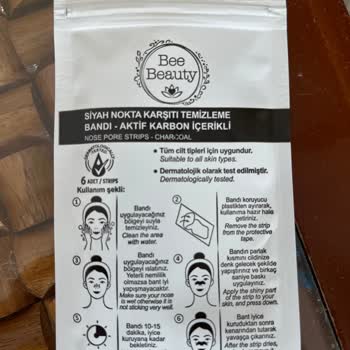 Bee Beauty Siyah Nokta Maskesi Hayal Kırıklığı