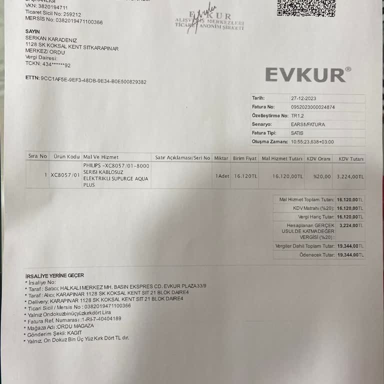 Evkur Alışveriş Kronik Arızası Olan Philips Dikey Süpürgemin Değiştirilmemesi
