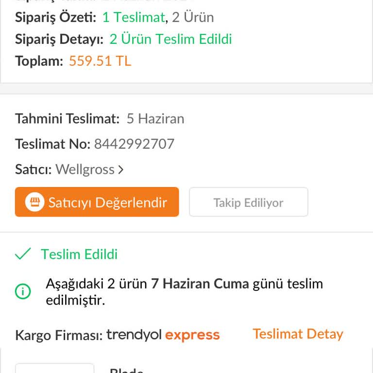 Blade Parfüm Orijinalliği Şüpheli Ürün Satışı