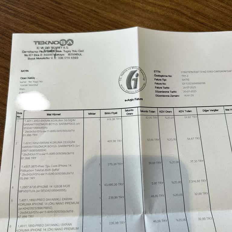 Teknosa Ekran Koruyucu Değişememesi