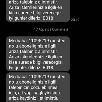 Turkcell Superonline İnternet Hizmeti Sorunu