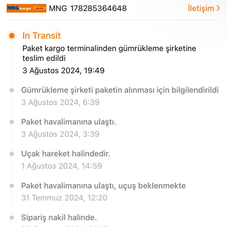 MNG Kargo Temu Siparişim Gümrükte Bekletiliyor