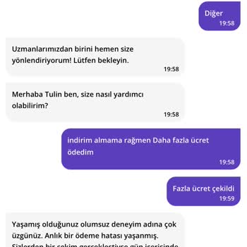 Getir Fazladan Paramı Çekti