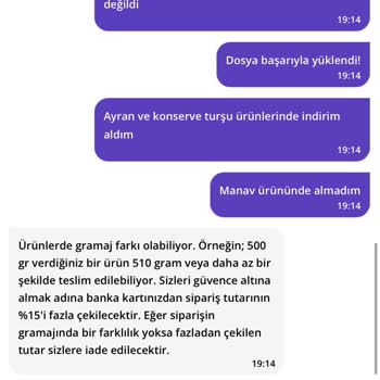 Getir Fazladan Paramı Çekti