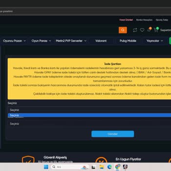 Kabasakalonline.com Kabasakal Para İadesi Alamama Ve Sipariş Verememe