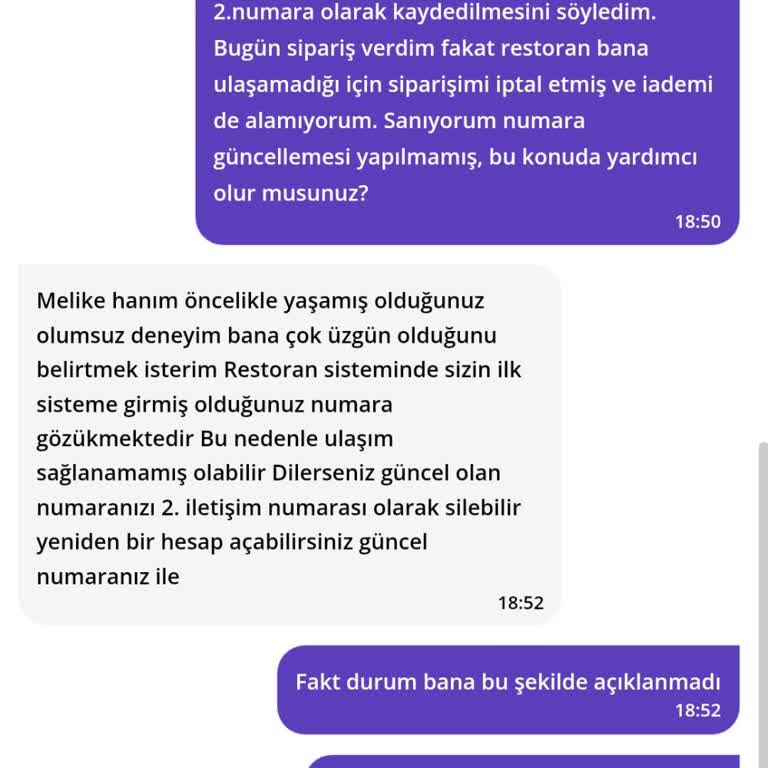 Getir Hatası Yüzünden İade Alamıyorum!