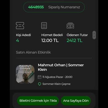 Sommer Klein (Alaçatı) Çeşme Konser Organizasyon Şikayeti