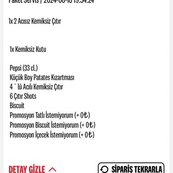 KFC Siparişim Gelmedi İptal Bile Edemiyorum
