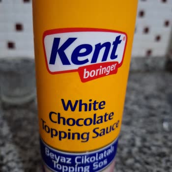 A101 Kent Marka Sos Beyaz Çikolata Bozuk Acımsı Ve Plastik Tadı