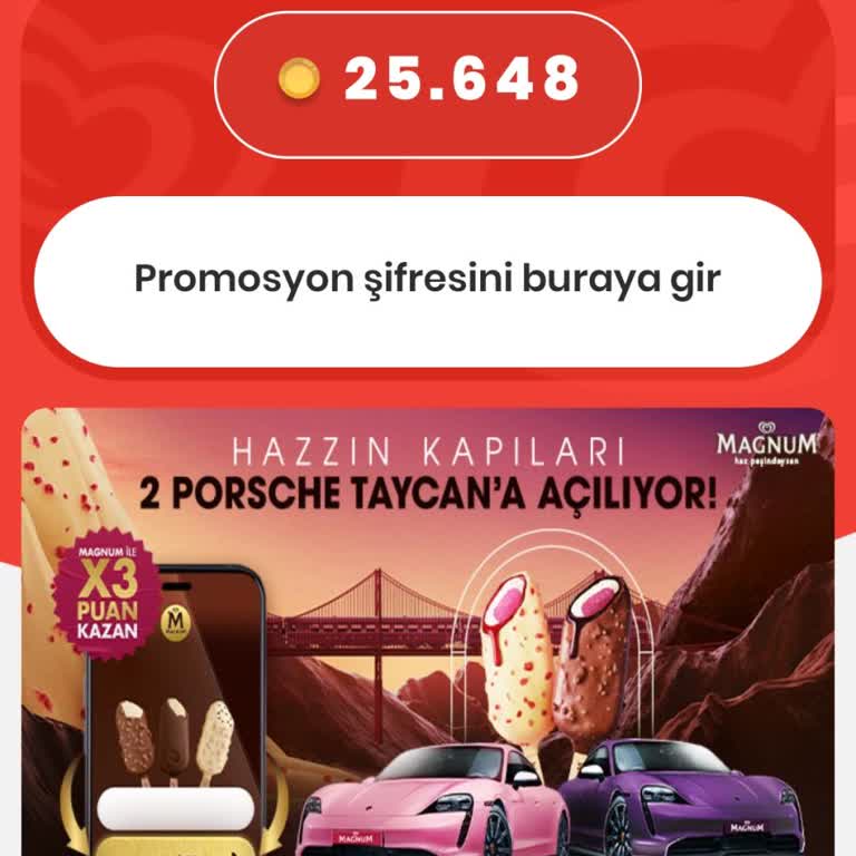 Algida İle Kazan Kuponlarımı Kullanamıyorum