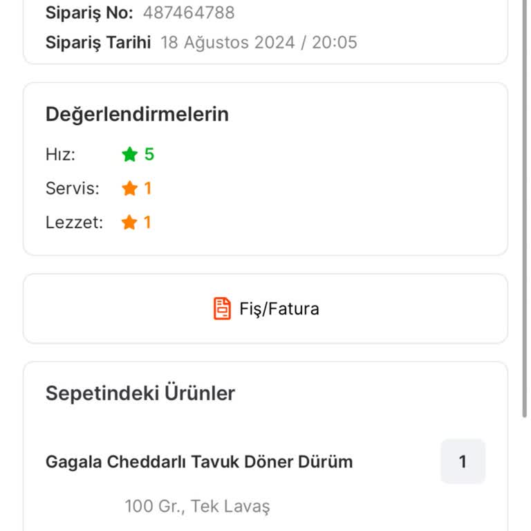 Migros Yemek Migros Siparişimde Eksik Ürün Ve İletişim Sorunu