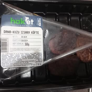 Hakmar Market Köftesi Lastik Gibi