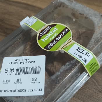 Tatbak Gıda Tarihi Geçmemiş Soğuk Baklava