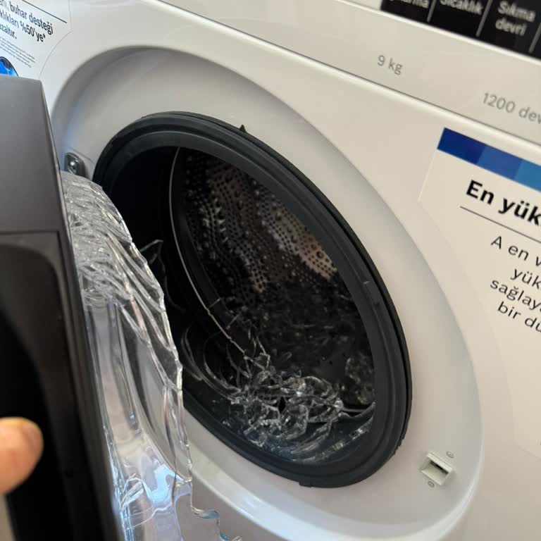 Bosch Car Service Bosch Çamaşır Makinesi İç Camı Patladı