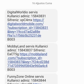 Bilgim Dışında Yapılan Funny Zone Online Aboneliği