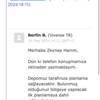 Vivense Den Alınan Ürün Pişmanlığı