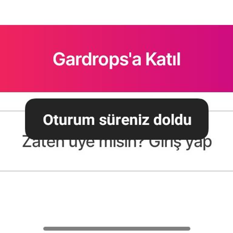 Gardrops Hesabıma Giriş Yapamıyorum