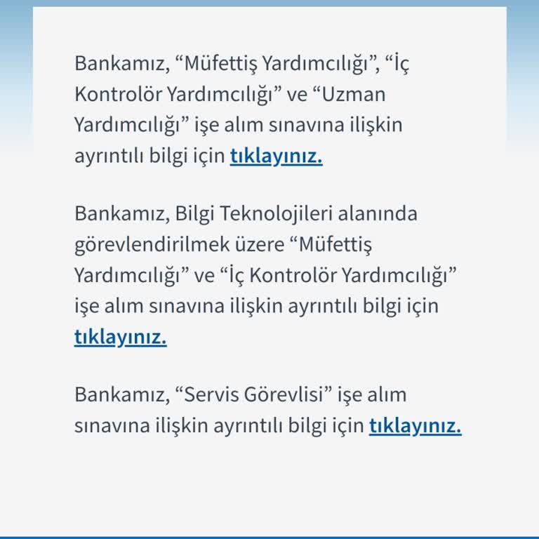 Halkbank Sınav Başvuru İptali