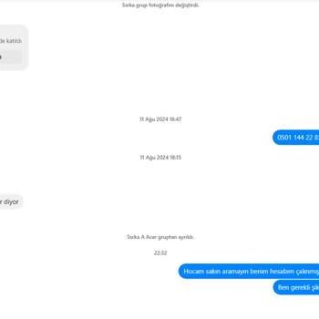 Facebook Hesabım Çalındı. Marketplace de ürün satılmaya çalışıldı.