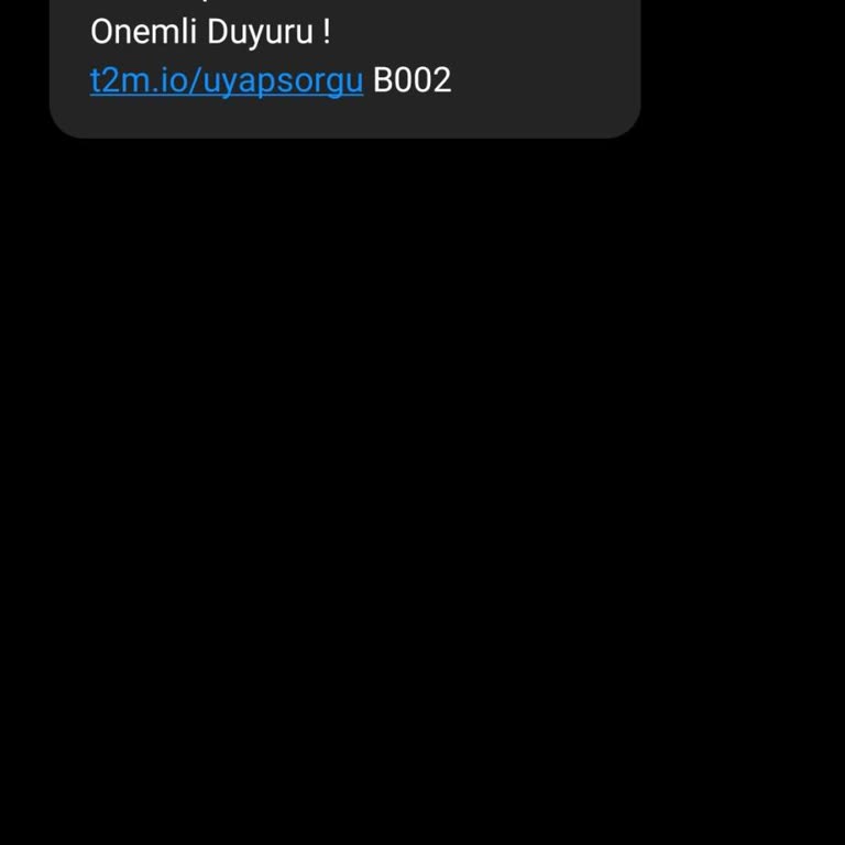 Cloud E Tıc (SMS) Şüpheli Gelen Mesaj