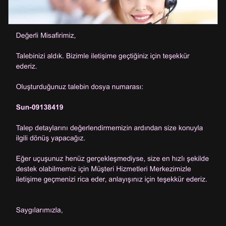 Sunexpress Bilet Faturalama Problemi