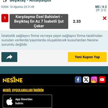 Nesine.com Şikayet Var.