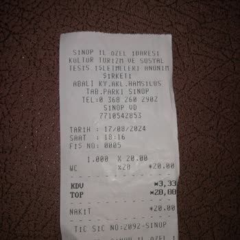 Sinop Belediyesi Denetleme Yapmayan İl Özel İdare Ve Zabıta