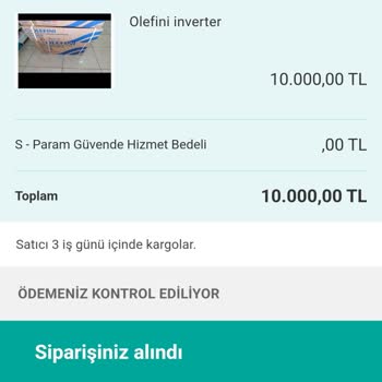 Sahibinden İade İşleminin Yapılmaması