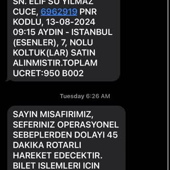 Varan Turizm Şoförünüzün Terbiyesizliği Hakkında