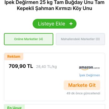 Cimri Uygulamasındaki Reklamlar