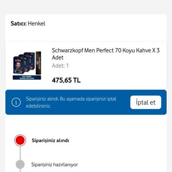 Vodafone Her Şey Yanımda Ve Oraya Bağlı Firma Ürünümü Yollamıyor