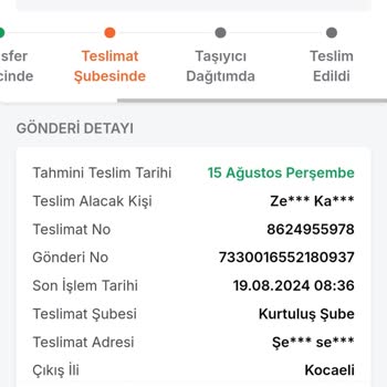Trendyol Kargo Teslimatında Yaşanan Gecikme