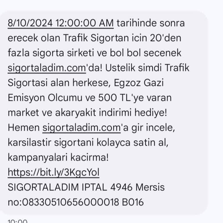 Sigortaladım.com Şikayet Var Poliçe Bitimini Yanlış Bilgilendirme