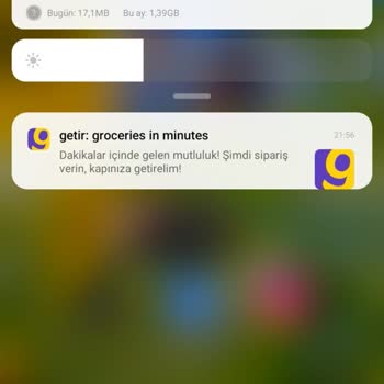 GETİR'in Alakasız Saat Ve İçerikte Gelen Bildirimleri