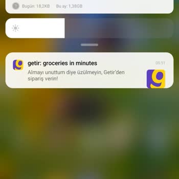 GETİR'in Alakasız Saat Ve İçerikte Gelen Bildirimleri