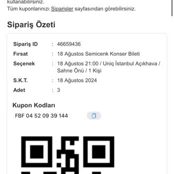 Fırsat Bu Fırsat Sahte Konser Bilet